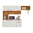 Ver imagem 1 de Cozinha Suspensa com Balcão 180cm Manu - Ssx Multicoisas