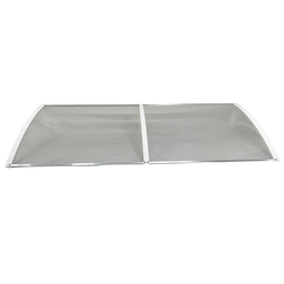 Kit Toldo Policarbonato Translucido Br 50cm X 1,8 Metro Porta - 2
