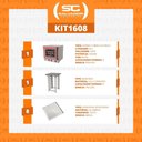 Ver imagem 5 de Kit - Forno Turbo Elétrico Fast Oven Prp-004 220v Rosa + Bancada Mes-004 + 8 Assadeiras - Progás