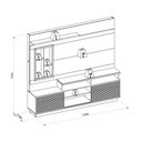 Ver mais imagens de Home para Tv até 60 Polegadas Ripado Eldorado 2.0 Linea Brasil