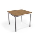 Ver imagem 1 de Mesa de Cozinha Reno c/ Tampo 90cm Cromada/Nogueira - Kappesberg