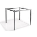 Ver imagem 4 de Mesa de Cozinha Reno c/ Tampo 90cm Cromada/Nogueira - Kappesberg