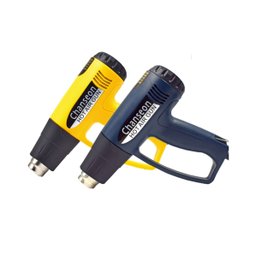 Soprador ar quente elétrico 2000w termorregulador tela LCD - AMARELO - 110 - 1