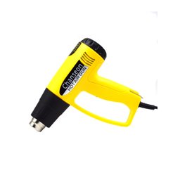 Soprador ar quente elétrico 2000w termorregulador tela LCD - AMARELO - 110 - 3