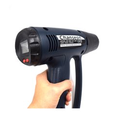 Soprador ar quente elétrico 2000w termorregulador tela LCD - AMARELO - 110 - 4
