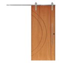 Ver imagem 2 de Porta Correr 10 Trilho Soft Aparente Puxador Tubo 60cm 102cm x 210cm Concept Rodam Abertura Esquerda