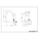 Ver imagem 3 de Torneira com Filtro Cozinha Parede Abs Branco