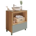 Ver imagem 7 de Gabinete de Banheiro 80cm com Caixa Organizadora Marquesa 70cm Mdf Nesher