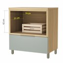 Ver imagem 6 de Gabinete de Banheiro 80cm com Caixa Organizadora Marquesa 70cm Mdf Nesher