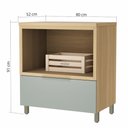 Ver imagem 5 de Gabinete de Banheiro 80cm com Caixa Organizadora Marquesa 70cm Mdf Nesher
