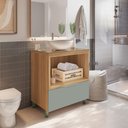 Ver imagem 1 de Gabinete de Banheiro 80cm com Caixa Organizadora Marquesa 70cm Mdf Nesher