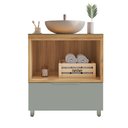 Ver imagem 2 de Gabinete de Banheiro 80cm com Caixa Organizadora Marquesa 70cm Mdf Nesher