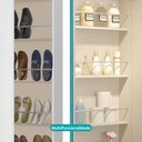 Ver mais imagens de Armário Sapateira Utilitário 1 Porta Branco Carraro