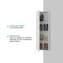 Ver imagem 5 de Armário Sapateira Utilitário 1 Porta Branco Carraro