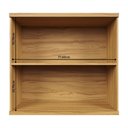 Ver imagem 2 de Armário Aéreo Cozinha 80 Cm Sauvignon 2 Portas 100% Mdf Amêndoa/off White - Rio Doce