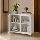 Ver imagem 5 de Buffet Aparador Refresh 2 Portas de Vidro com Prateleira BMU150 Branco - BRV Móveis
