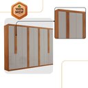 Ver imagem 5 de Guarda Roupa Casal Persia Mdf com 8 Portas 4 Gavetas Moderna Mobília
