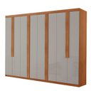 Ver imagem 1 de Guarda Roupa Casal Persia Mdf com 8 Portas 4 Gavetas Moderna Mobília