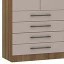Ver imagem 4 de Guarda Roupa Casal Modulado Cp01 Delphi Avelã/cinnamon L01 - Mpozenato