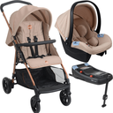 Ver imagem 1 de Carrinho com Bebe Conforto Base Isofix Burigotto Lui Mon Amour