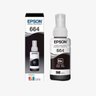 TINTA EPSON T664120AL T664120 T664 PRETO | L200 L220 L110 L355 L555 L396 L455 L365 | 70ML- Cartucho  - 1