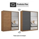 Ver imagem 6 de Guarda Roupa Casal Belga 2 Portas Flex + 4 Espelhos-demobile:amendola Touch/grafito