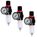 Ver imagem 1 de 3 Filtros de Ar Eliminador de Água com Regulador de Pressão e Manômetro 1/4 Rotta 376 Afr-2000 4002