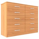 Ver imagem 2 de Cômoda 10 Gavetas Cp0104 Cinnamomo - Evidencia Móveis
