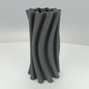 Ver imagem 5 de Vaso Decorativo Enfeite Planta Aparador 3D Cerâmica 28x14x14cm Cinza