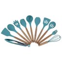 Ver imagem 2 de Conjunto Utensílios Silicone 12 Peças Verde