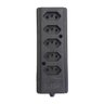 TOMADA BARRA QUINTUPLA 2P+T 10/20A PRETA INTERNEED - 1