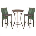 Ver imagem 1 de Mesa Bistro e 2 Banquetas Roma Marrom Corda Náutica 11 Trama Original