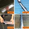 Fita Impermeavel Adesiva 50mm 5 Metros Telhado Rufo Calha Lona Toldo Prova Dagua Isolante Vazamento  - 5