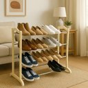 Ver imagem 5 de Sapateira Prateleira Organizadora Multiuso Desmontavel 12 Pares Porta Sapatos Calcados Multiuso