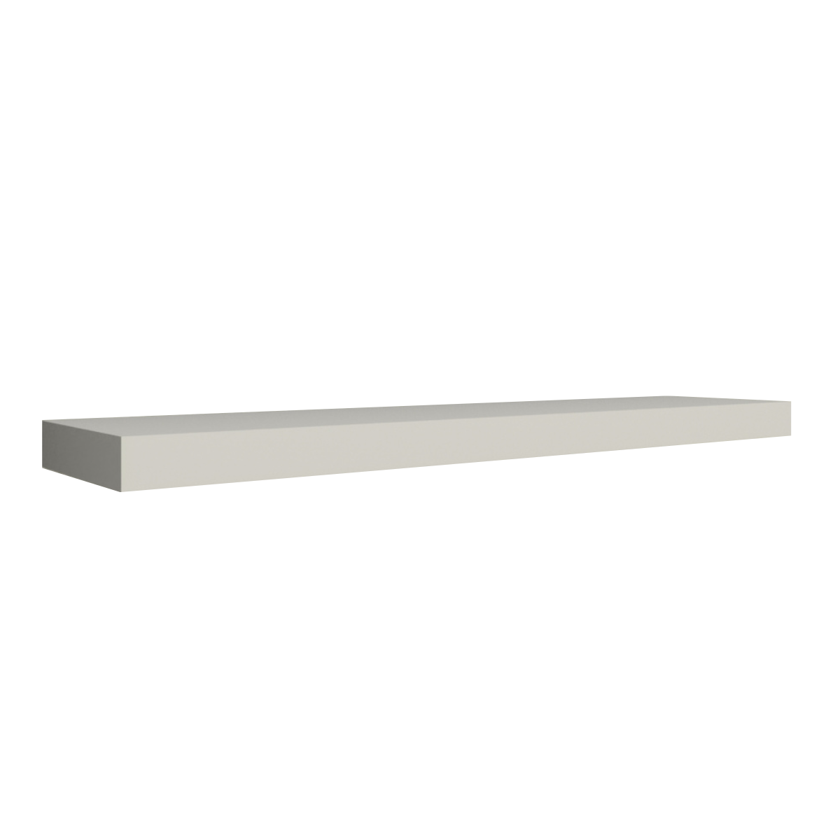 Prateleira Reta Decorativa com Suporte Invisível Mdf 120x20 Plancasa:off White - 2