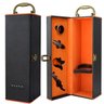 Maleta Porta Vinho Transporte Case para Uma Garrafa Vitino Iconic One Cor Preto - 1