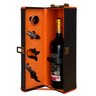 Maleta Porta Vinho Transporte Case para Uma Garrafa Vitino Iconic One Cor Preto - 4