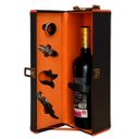 Ver imagem 4 de Maleta Porta Vinho Transporte Case para Uma Garrafa Vitino Iconic One Cor Preto