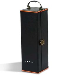 Maleta Porta Vinho Transporte Case para Uma Garrafa Vitino Iconic One Cor Preto - 3