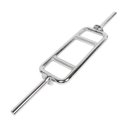 Ver imagem 1 de Barra H para Anilhas Lion Romana 90cm Cromada Ergonômica