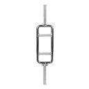 Ver imagem 2 de Barra H para Anilhas Lion Romana 90cm Cromada Ergonômica