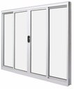 Ver imagem 2 de Janela de Correr Alumínio Branco 04 Folhas Classic - 120x200