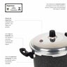 Panela de Pressão Fechamento Externo 4,5l Preto Nacional - 4