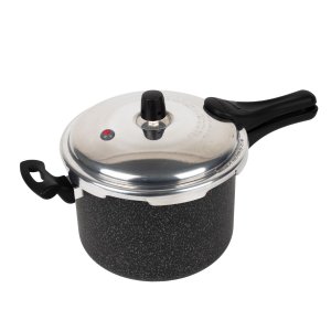 Panela de Pressão Fechamento Externo 4,5l Preto Nacional
