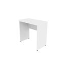 Ver imagem 2 de Escrivaninha Mesa Escritório 100% MDF 80CMX42CM com Caixa de Tomada 80cm Branca
