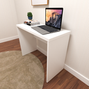 Ver imagem 4 de Escrivaninha Mesa Escritório 100% MDF 80CMX42CM com Caixa de Tomada 80cm Branca