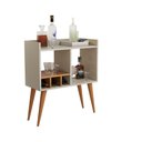 Ver imagem 2 de Aparador Retrô Porta Bebidas e Decoração Sala de Estar Off White
