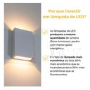 Ver imagem 5 de Kit 12 Arandela 2 Fachos Uso Externo Interno Led 4w - Branco - Bco Quente