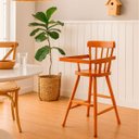 Ver imagem 1 de Cadeira Alta para Refeição Infantil em Madeira Amêndoa Marin Brasil