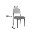 Ver imagem 3 de Sala Jantar Mesa Havana Tampo C/ Vidro Curvo 180cm+6 Cadeiras Havana Naturale/off White - Linho